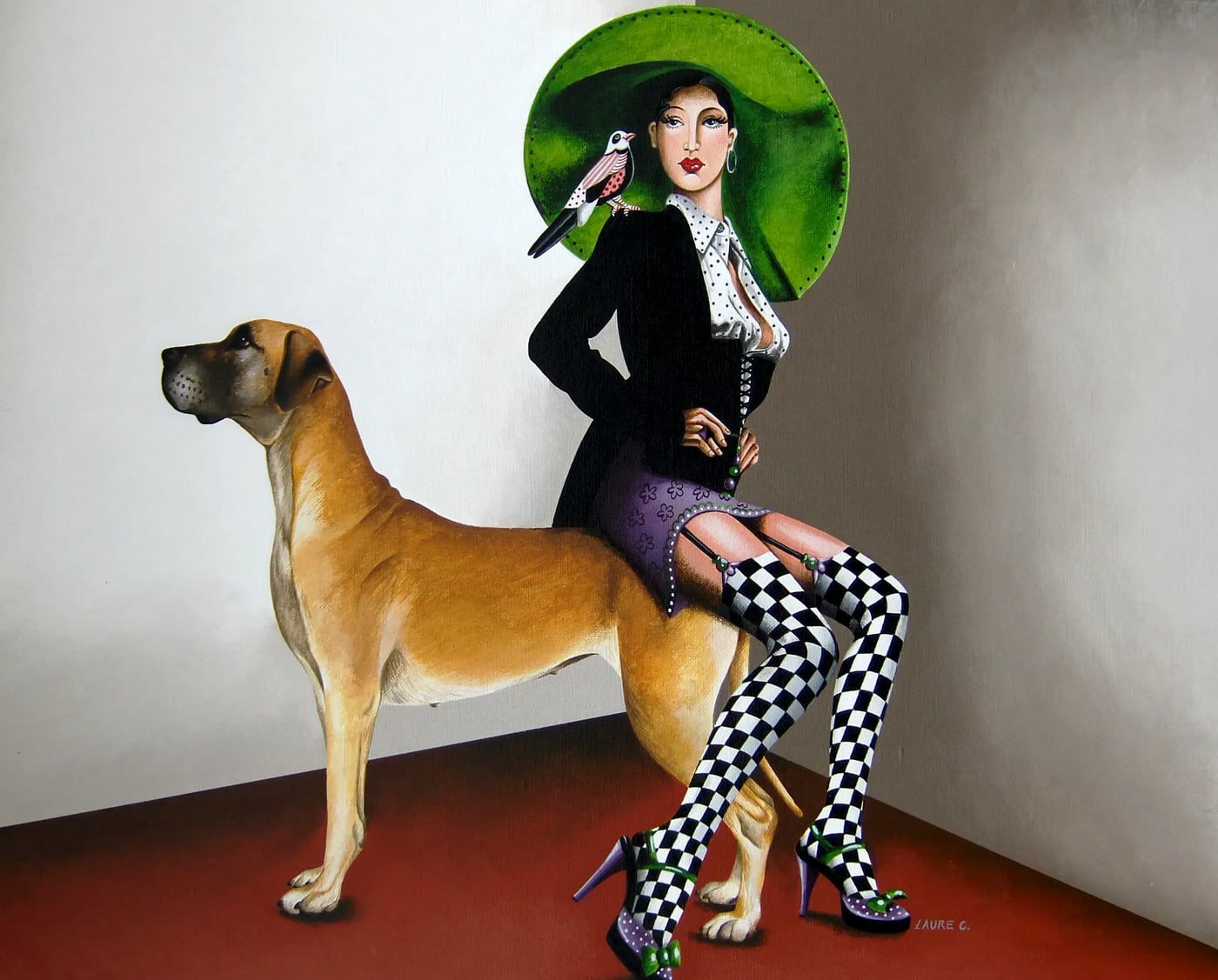 « Chapeau vert », par Laure C.