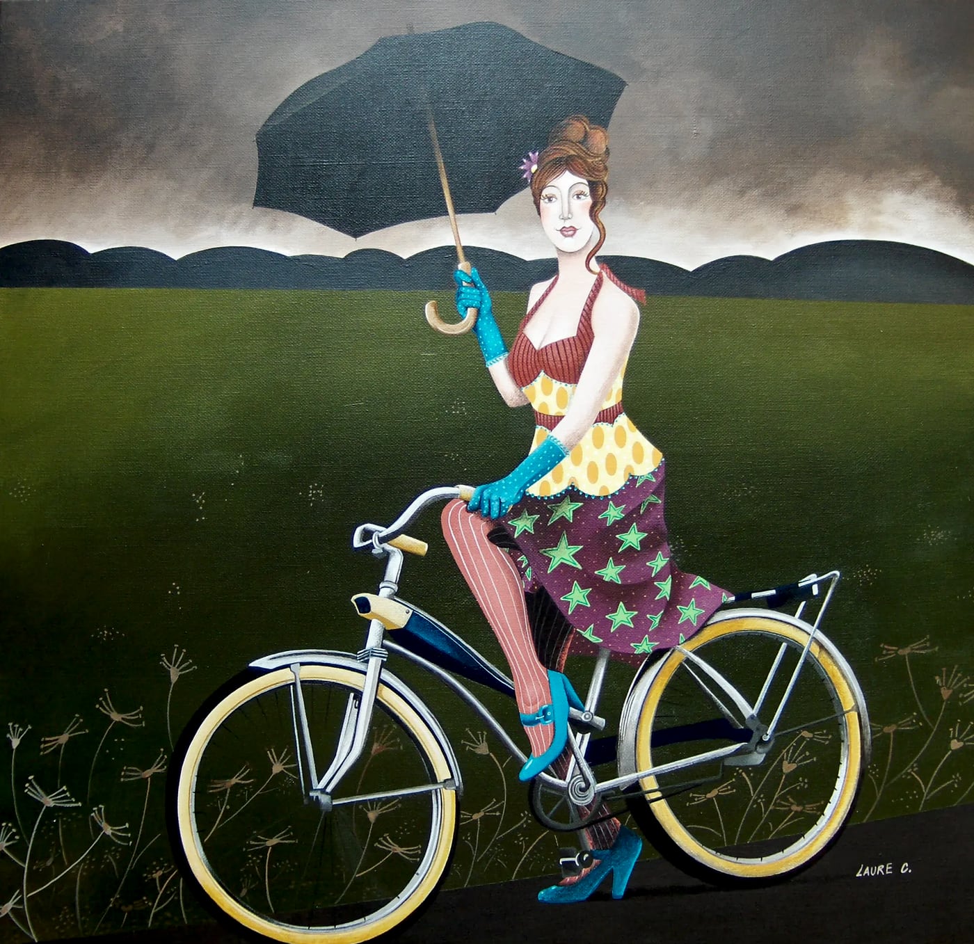 « Dame a velo », par Laure C.