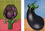 « Artichaud aubergine », par Laure C.
