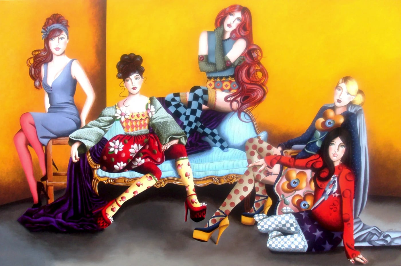 « Louise solange prudence edwige mireille », par Laure C.