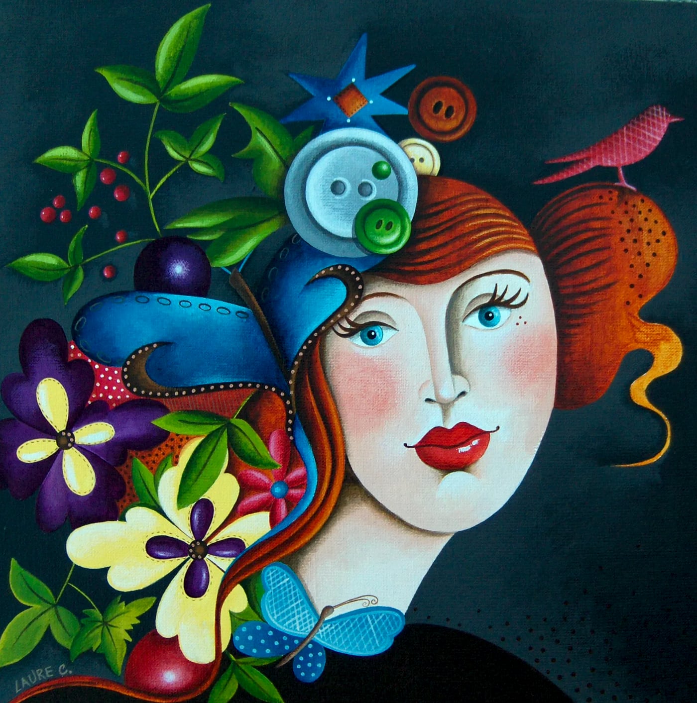 « La mercière », par Laure C.